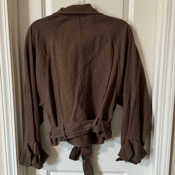 Yoli & Otis RARE Audie Wrap Linen Jacket - Picture 4 of 8